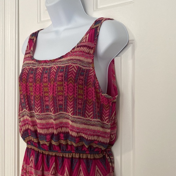 ⚡️Last Days! Francesca's Blue Rain Maxi Dress L - Picture 6 of 12